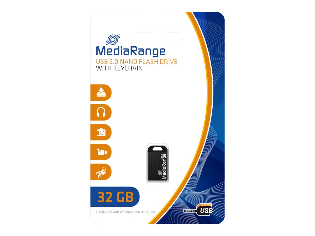 MEDIARANGE NANO USB STICK 32GB