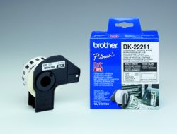 DK22211 BROTHER PT QL550 ETIKETTEN WEISS