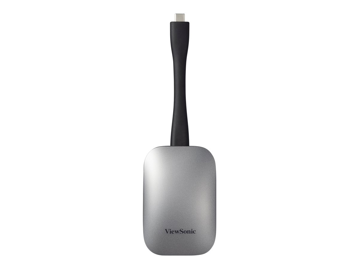 VIEWSONIC VB-WPS-001 Wireless Presentation Button work with vCastReceiver USB type-C 2.4G/5G Dual Band Grey/Black