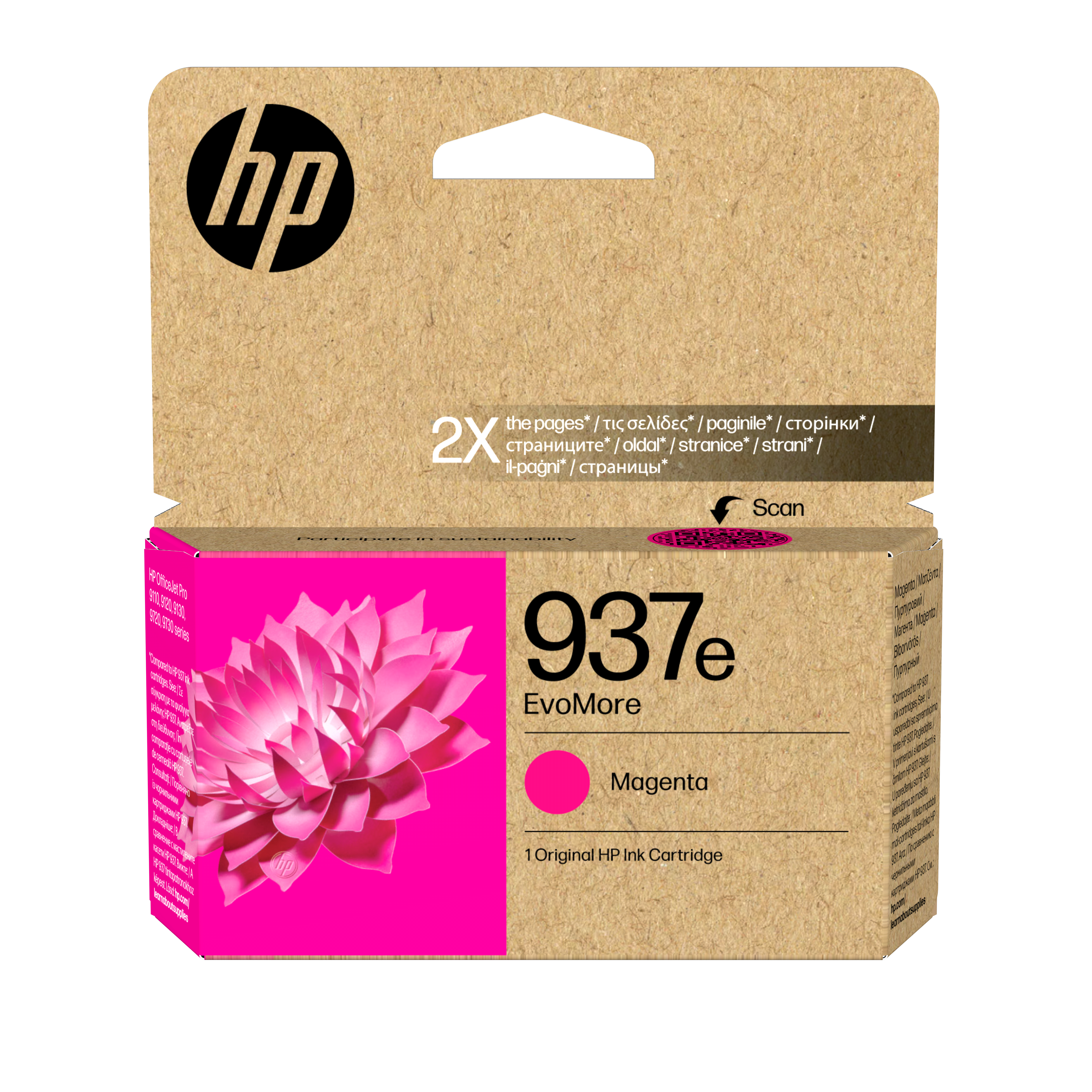 HP 937e EvoMore Magenta
