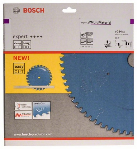 BOSCH EXPERT for Multi Material Kreissaegeblatt 254,0 mm, 80 Zaehne, 1 St