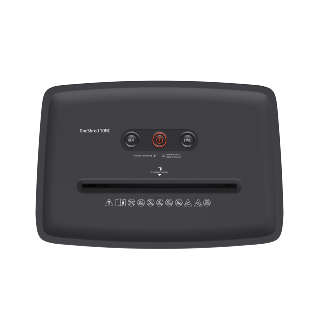 2804 HP Oneshred 10MC Aktenvernichter A4