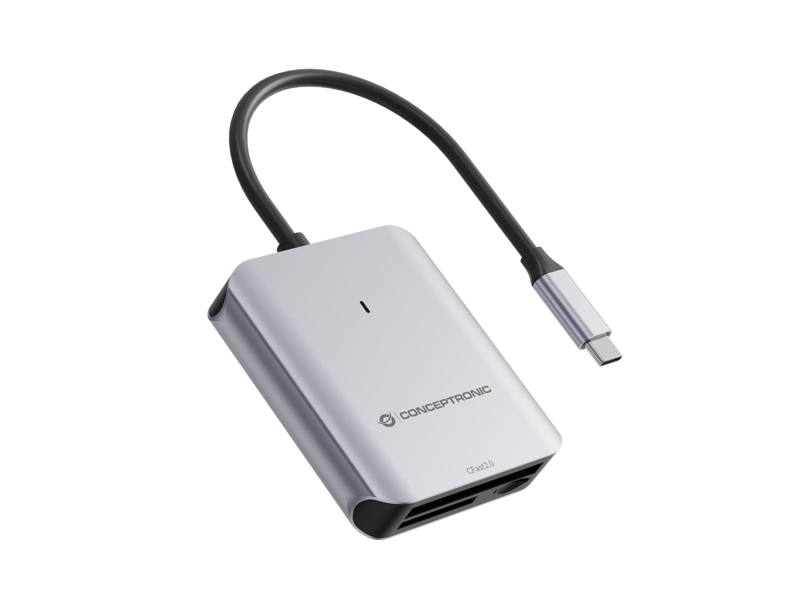 CONCEPTRONIC Kartenleser USBC32SDTF40CFast20 schwarz