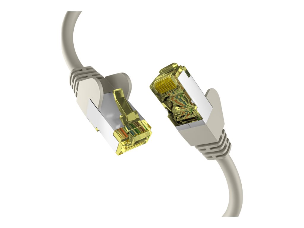 EFB Netzwerkkabel CAT6a S/FTP PIMF 10 Gigabit Ethernet Kupfer 10m grau