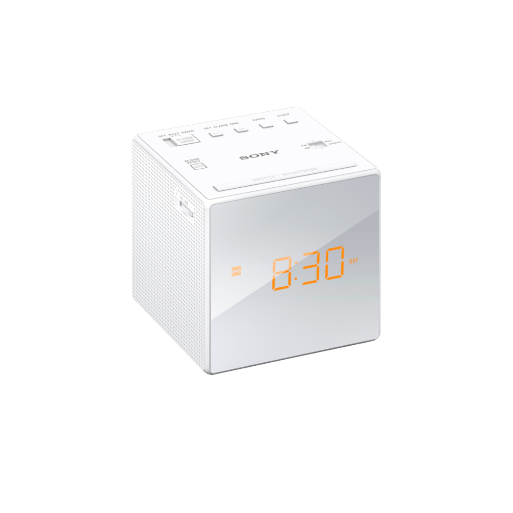 Sony ICFC1W Uhrenradio weiß