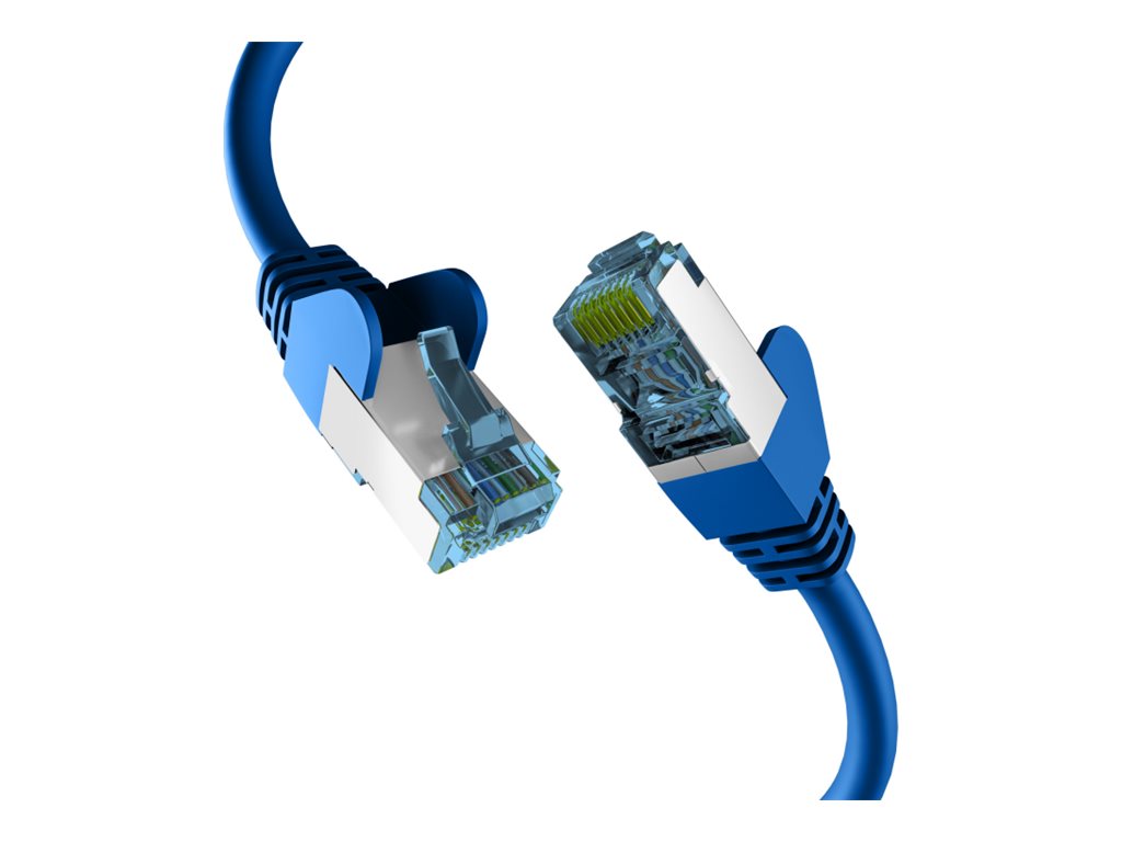 EFB Netzwerkkabel CAT6a S/FTP PIMF mit CAT7 Rohkabel 10 Gigabit Ethernet Kupfer 1,5m blau EFB Netzwerkkabel CAT6a S/FTP PIMF mit CAT7 Rohkabel 10 Gigabit Ethernet Kupfer 1,5m blau