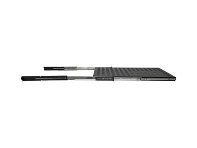 INTELLINET 48,3 cm 19 Zoll Fachboden ausziehbar 1 HE 800 mm tief 550mm Ablageflaeche schwarz