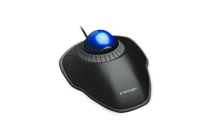 Kensington Orbit mit ScrollRing Trackball kabelgebunden blau, schwarz
