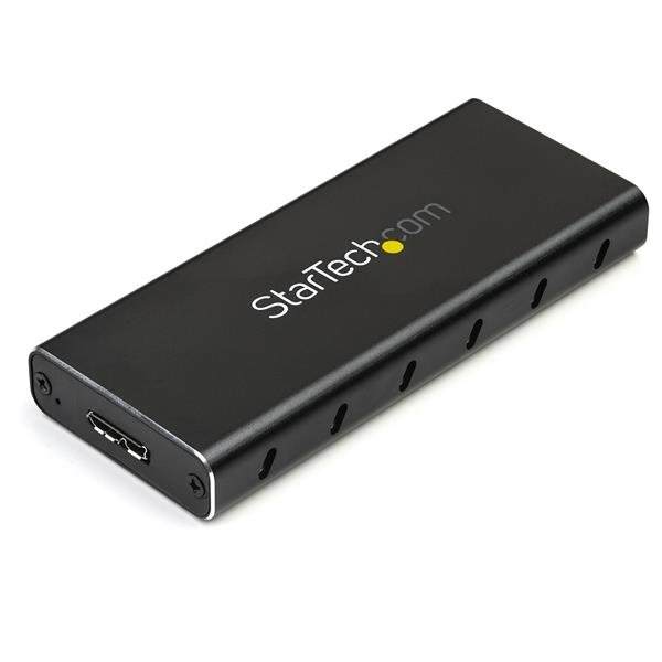 STARTECHCOM M2 NGFF SATA Festplattengehaeuse USB 31 10Gbits mit USBC Kabel
