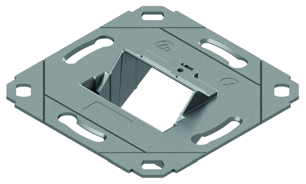 1PROT Modulaufnahme leer designfähig PNMAL 1x oder 2xRJ45Module PNKM ohne ZP