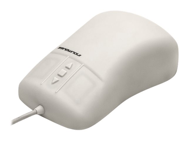 GETT InduMouse Pro Silikon Maus Scroll Laser Track-On-Glass-Funktion IP68 wasserdicht desinfizierbar laseroptisch USB Farbe: grau GETT InduMouse Pro Silikon Maus Scroll Laser Track-On-Glass-Funktion IP68 wasserdicht desinfizierbar laseroptisch USB Farbe: grau