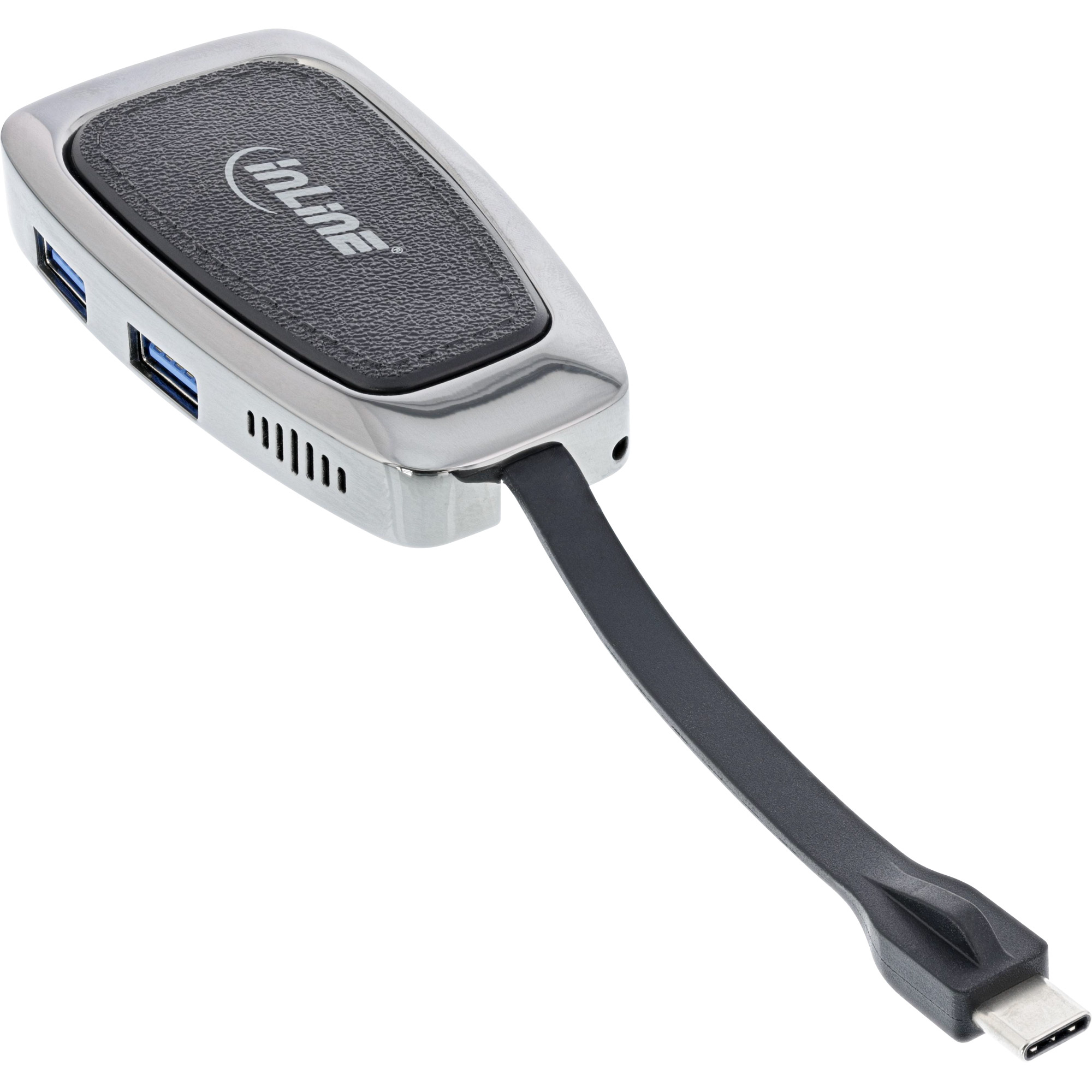 INLINE Multifunktions-Hub USB 3.2 Gen.2 USB Typ-C 2x USB-A 10Gbs 1xHDMI 4K 60Hz 1x USB-C 10Gbs und PD 100W INLINE Multifunktions-Hub USB 3.2 Gen.2 USB Typ-C 2x USB-A 10Gbs 1xHDMI 4K 60Hz 1x USB-C 10Gbs und PD 100W