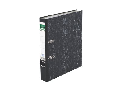 ELBA rado Wolkenmarmor Ordner schwarz marmoriert Karton 5,0 cm DIN A4 ELBA rado Wolkenmarmor Ordner schwarz marmoriert Karton 5,0 cm DIN A4