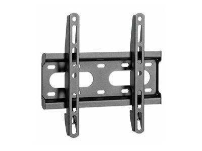 MANHATTAN Ultraflache TV-Wandhalterung starr Für Bildschirme 58,42-109,22cm 23-43Zoll und bis zu 45kg extraflache Bauform schwarz