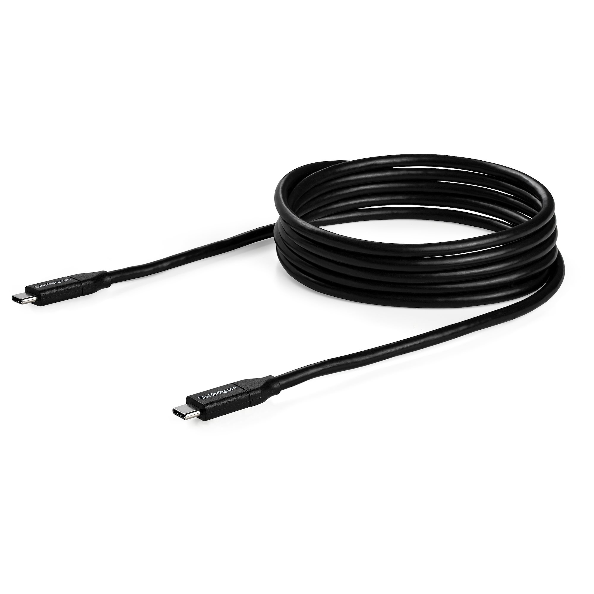 STARTECHCOM USBC to USBC Cable w 5A PD MM 2 m 6 ft USB 20 USBIF Certified