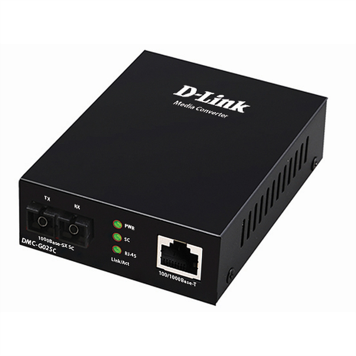 D-LINK DMC-G02SC/E Gigabit Ethernet Konverter - 1000Mbit/s TP (RJ-45) zu 1000Mbit/s SX (SC-Duplex) (550 m)