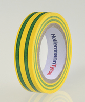 HellermannTyton PVC Isolierband HelaTapeFlex15 10mx15mm gruen/gelb HellermannTyton PVC Isolierband HelaTapeFlex15 10mx15mm gruen/gelb