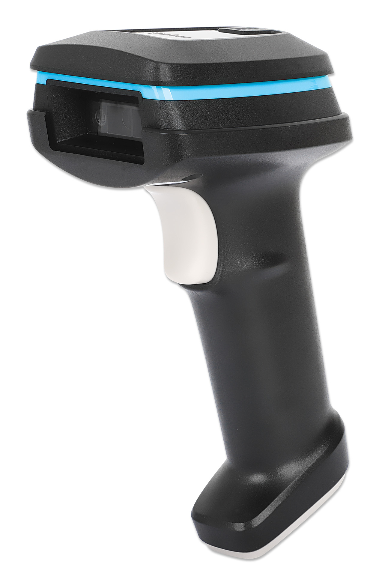 MANHATTAN 2D Long Range LEDBarcodescanner 50 mm Scanreichweite abnehmbares 1,8 m USBAKabel 60 Scanssec 100K Lux Schutzart IP52
