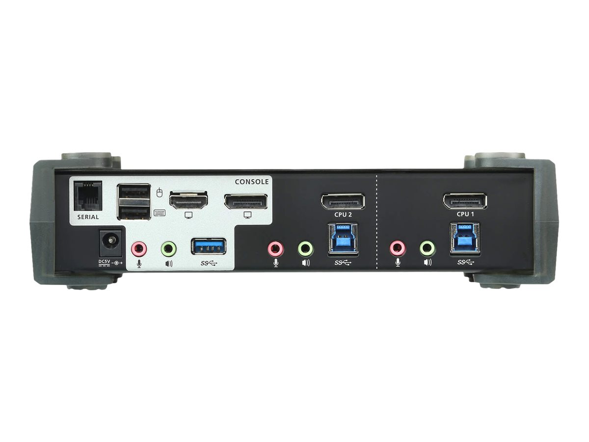 ATEN CS1922M 2-Port USB 3.0 4K DisplayPort MST KVM Switch