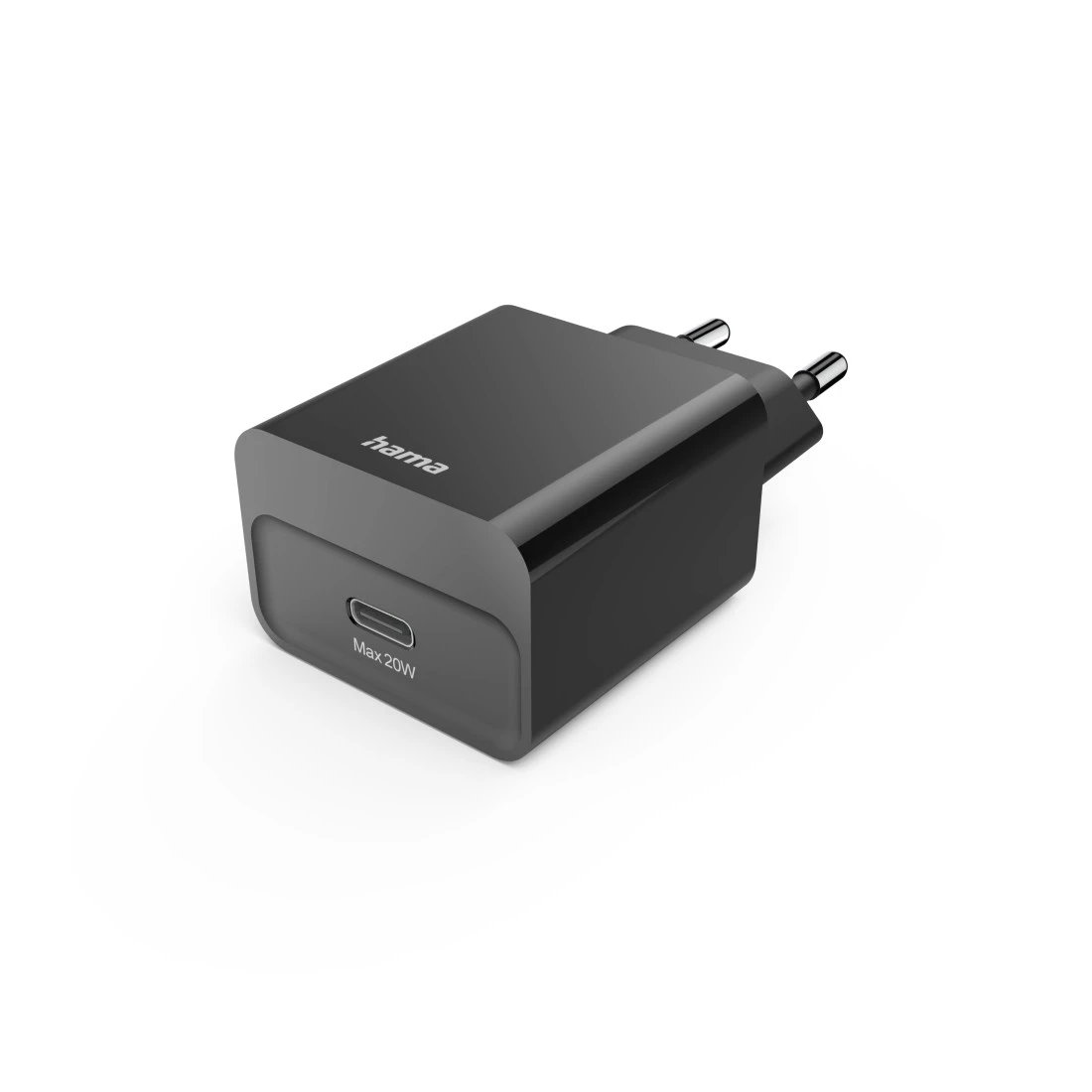 Hama Schnellladegerät USB‑C PD 20 W Schwarz