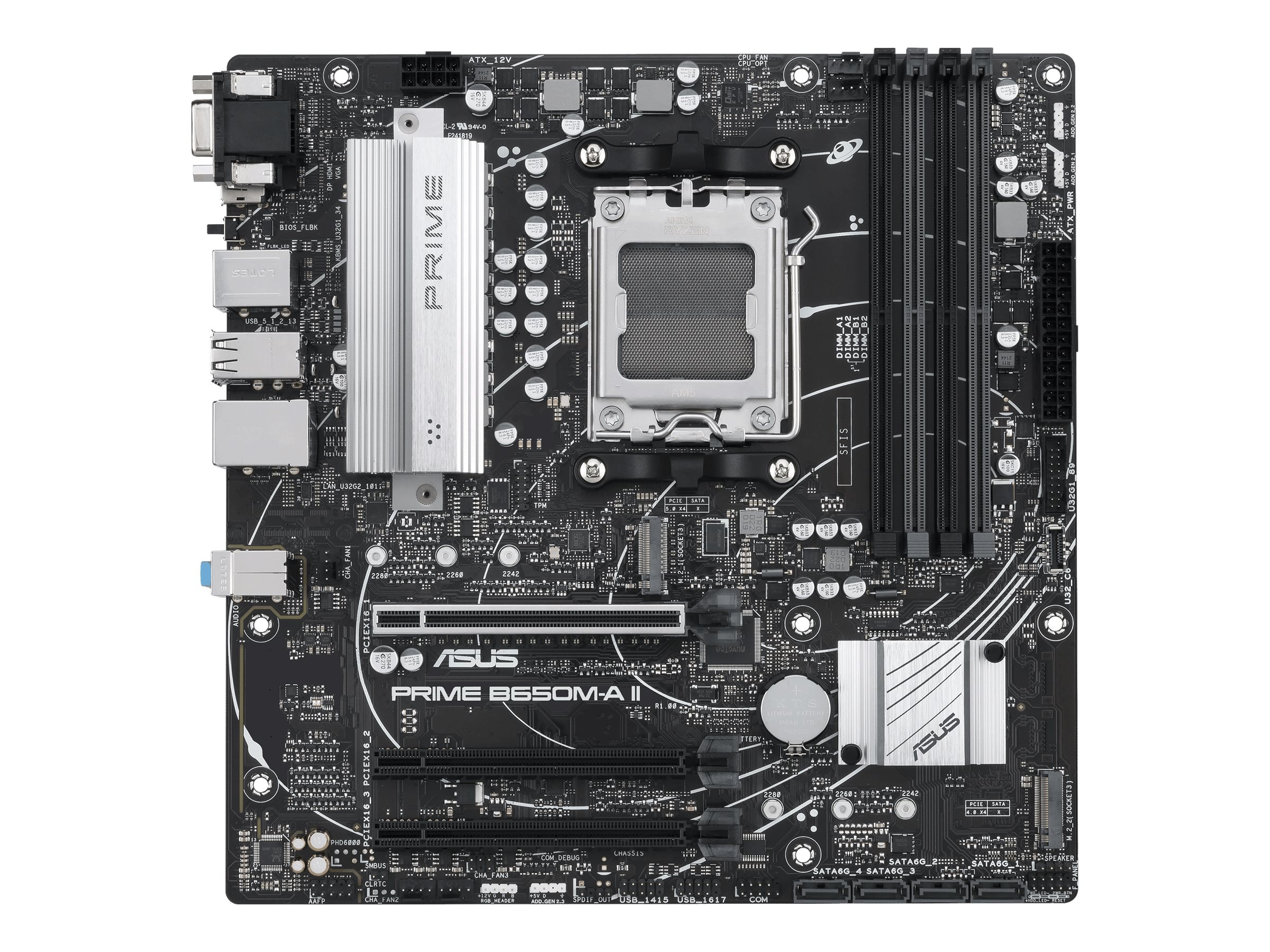 ASUS PRIME B650MA IICSM AM5 mATX MB 4xDDR5 4xSATA 2xM2