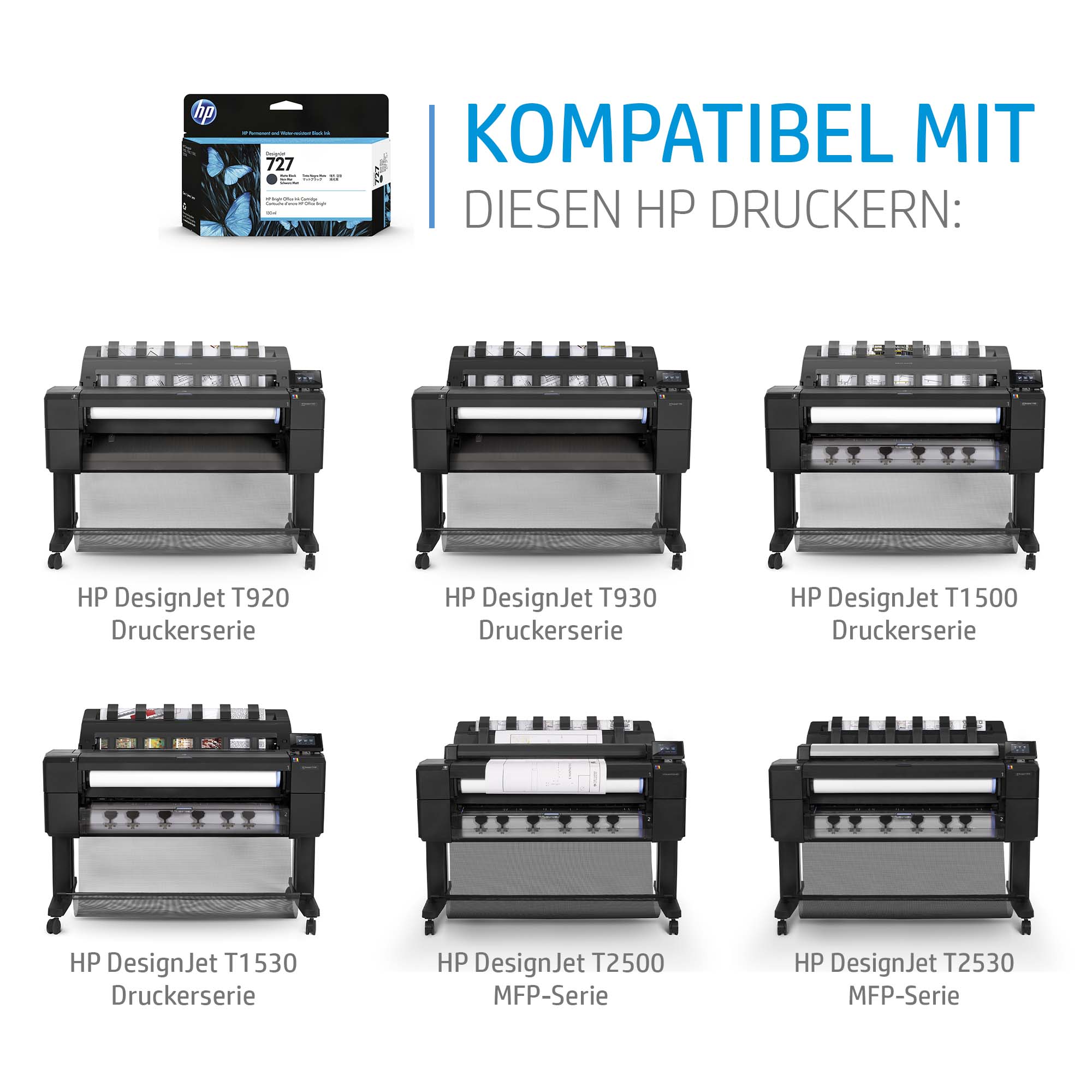 HP 727B3P20A magenta Druckerpatrone