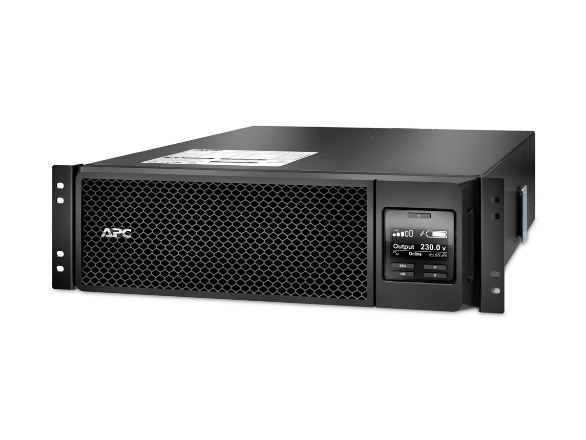 APC Smart-UPS SRT 5000VA RM 230V RJ45 SmartSlot USB, 5min Runtime 4500W