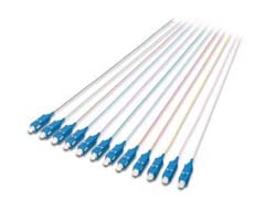 SC Fiber Pigtail,LB, 09/125 µ 12 Pcs.,DIN IEC 304, SM, OS2 2m