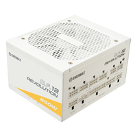 ENERMAX Revolution D.F.12 ATX3.1 PCI-e 5.1 Ultrakompakt 850W Netzteil80Plus Gold White Vollmodular 50prozent Semi-Fanless 12V-2x6