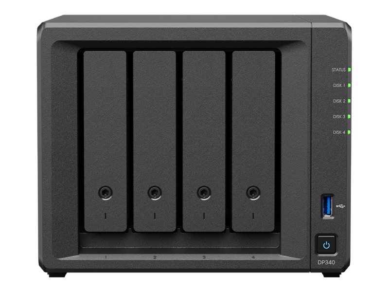 SYNOLOGY DP340 Backup Solution 4 Sockets AMD Ryzen Embedded R1600 16GB Memory SYNOLOGY DP340 Backup Solution 4 Sockets AMD Ryzen Embedded R1600 16GB Memory