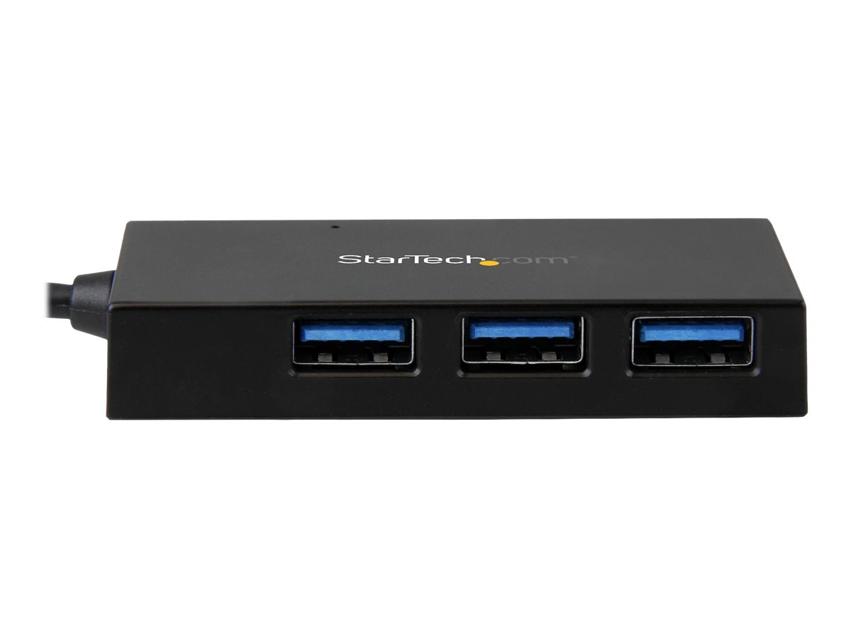 StarTech.com 4 Port USB 3.1 Gen 1 Hub - USB-C auf 1x USB-C und 3x USB-A - Mobiler USB Type C Hub - Hub - 4 Anschlüsse