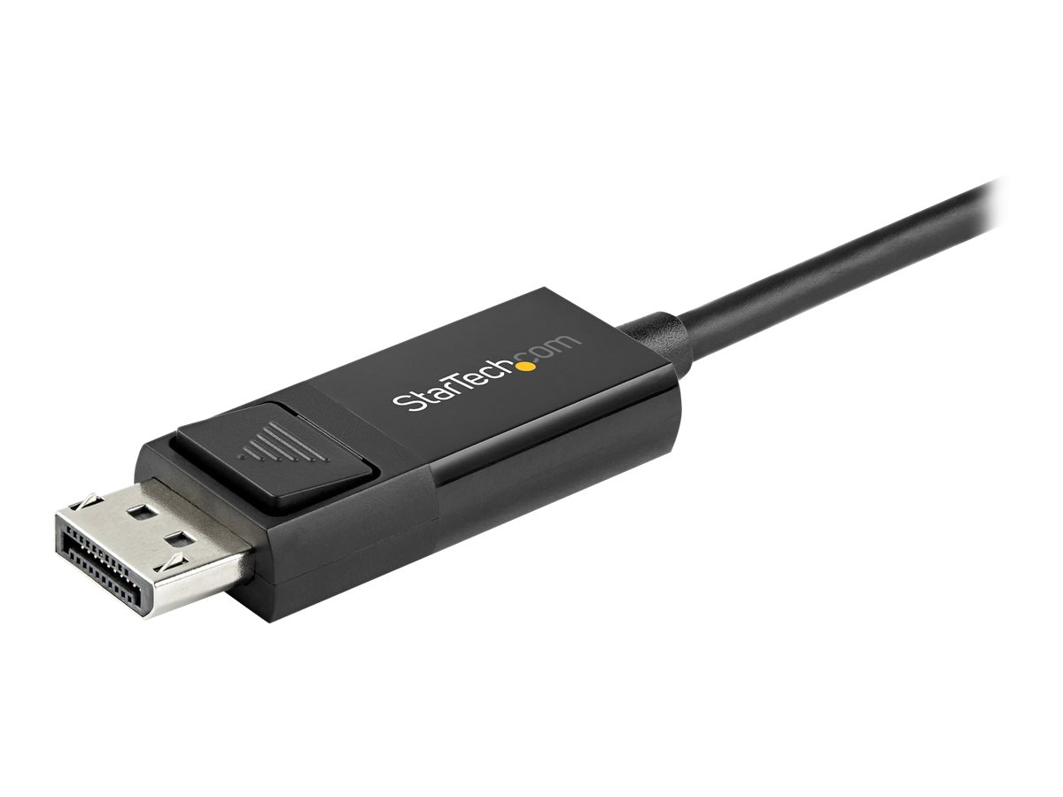 STARTECH.COM 2m USB-C auf DisplayPort-Kabel - 4K 60Hz - USB-C-Adapter - Thunderbolt 3-kompatibel - bidirektional