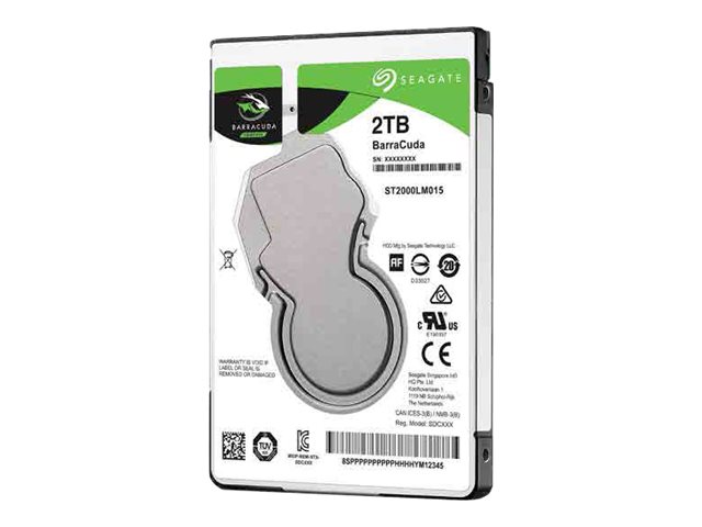 SEAGATE Barracuda 2TB HDD SATA 6Gb/s 5400rpm 6,4cm 2,5Zoll 7mm Bauhöhe 128Mb cache BLK SEAGATE Barracuda 2TB HDD SATA 6Gb/s 5400rpm 6,4cm 2,5Zoll 7mm Bauhöhe 128Mb cache BLK