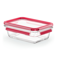emsa Frischhaltedose CLIP & CLOSE 6,8 cm hoch transparent 0,7 l, 1 St.