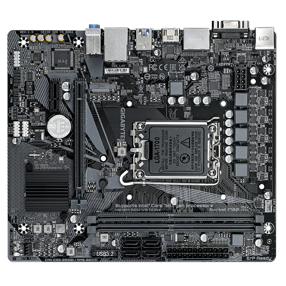 Gigabyte H610M S2H V3 DDR4 Socket LGA1700