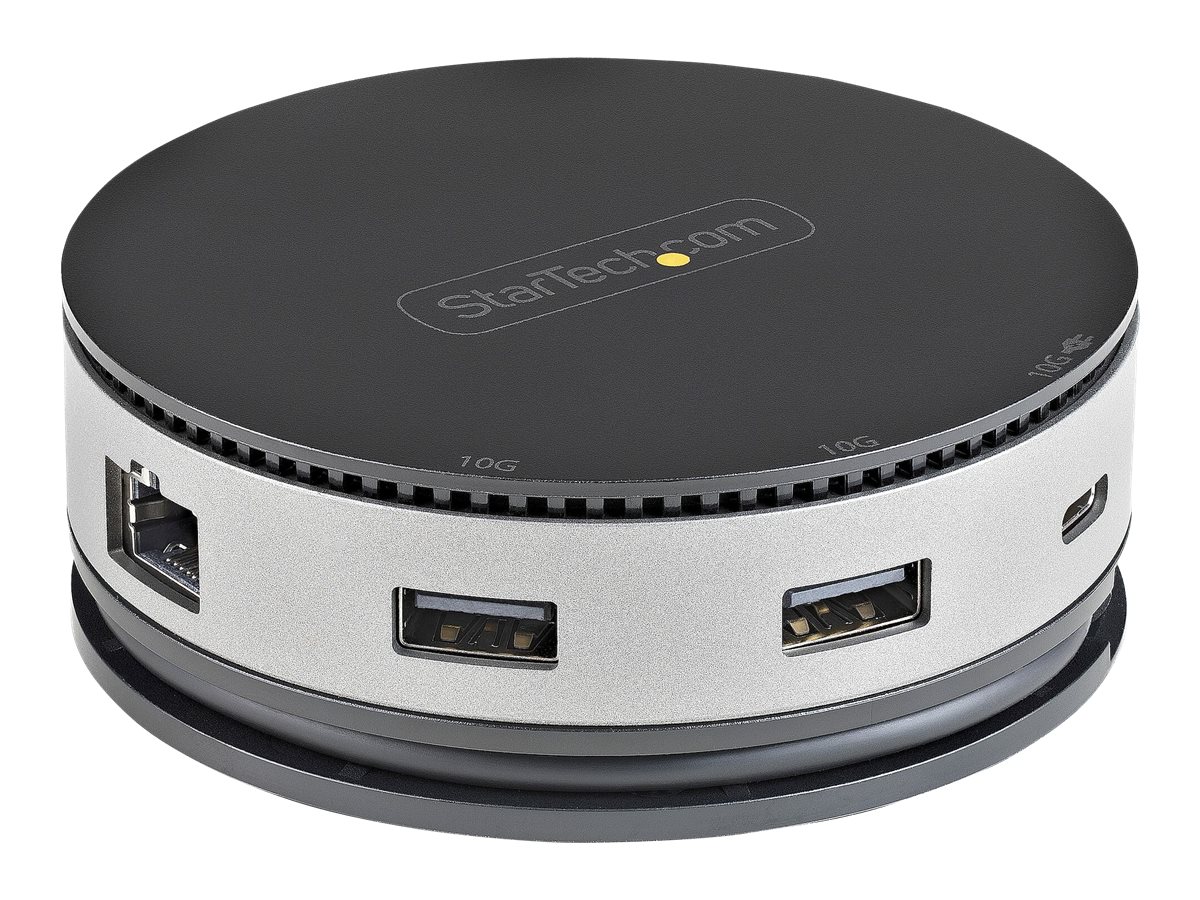 STARTECH.COM USB-C Multiport Adapter - USB Type-C 10Gbps Mini Dock 4K 60Hz HDMI/DisplayPort/1080p VGA - 75W PD Passthrough