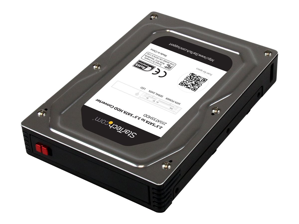 STARTECH.COM 25SAT35HDD 6.35cm/2.5in to 8.89cm/3.5in SATA Hard Drive Converter Enclosure