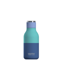 - Urban - Edelstahl Isolierflasche Pastellblau 2-farbig