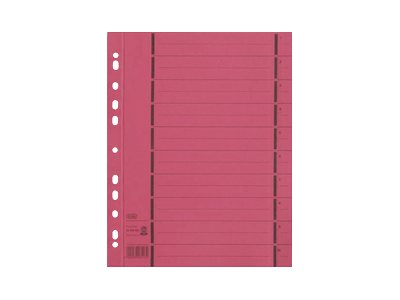 OXFORD Trennblaetter 1-10 rot, 100 St. OXFORD Trennblaetter 1-10 rot, 100 St.
