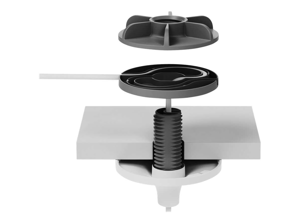 LOGITECH Mounting kit ceiling mount mic holder for microphone white ceiling mountable pendant for Rally Mic Pod LOGITECH Mounting kit ceiling mount mic holder for microphone white ceiling mountable pendant for Rally Mic Pod