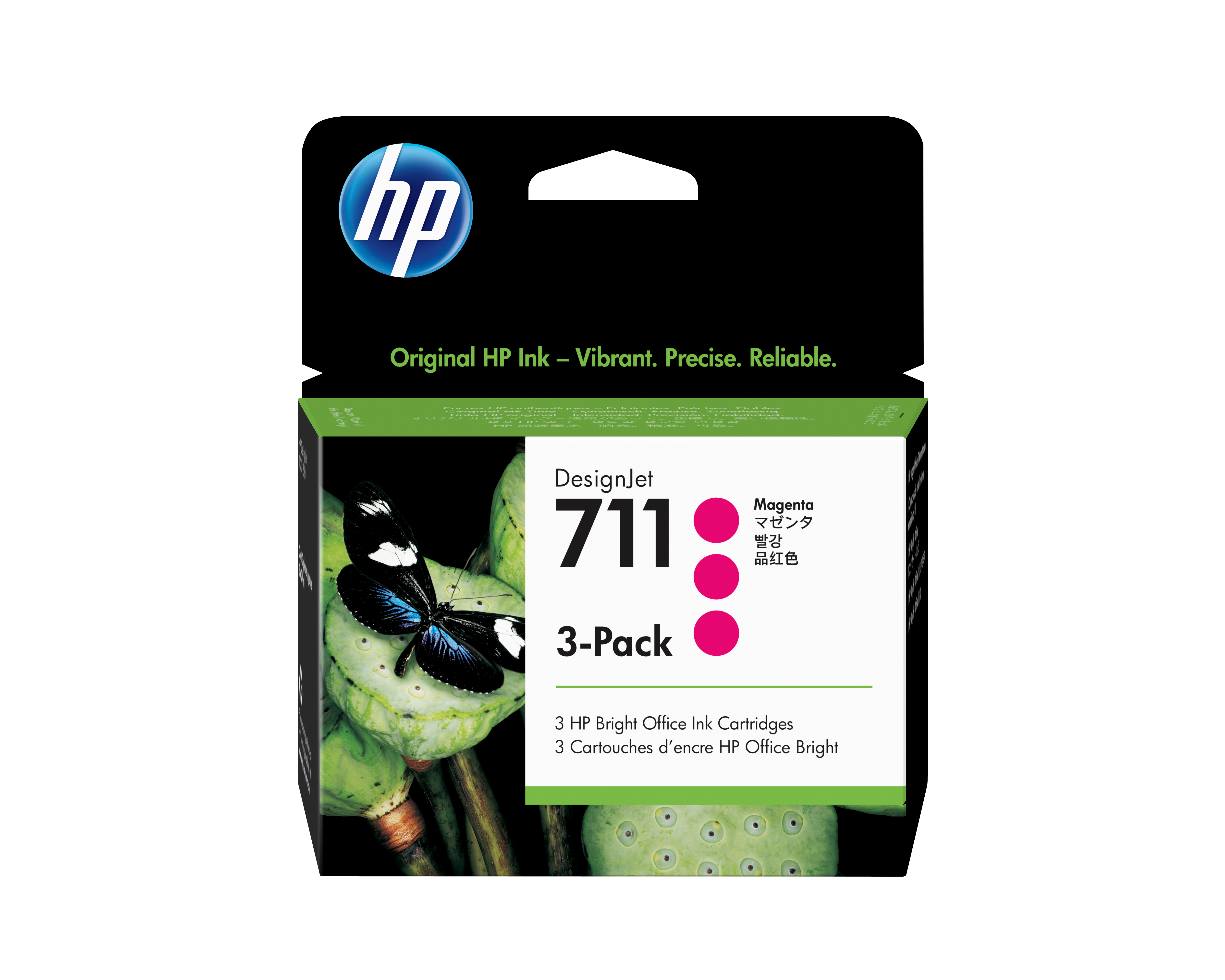 HP 711CZ135A magenta Druckerpatronen, 3erSet