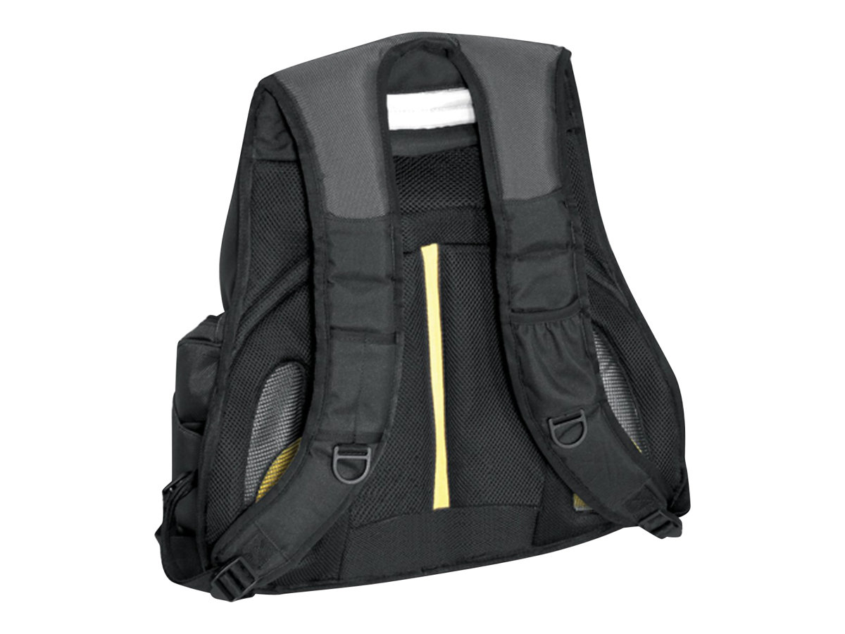 KENSINGTON Contour Backpack Nylon SnugFit schwarz fuer Notebooks bis max 40,6cm 16Zoll