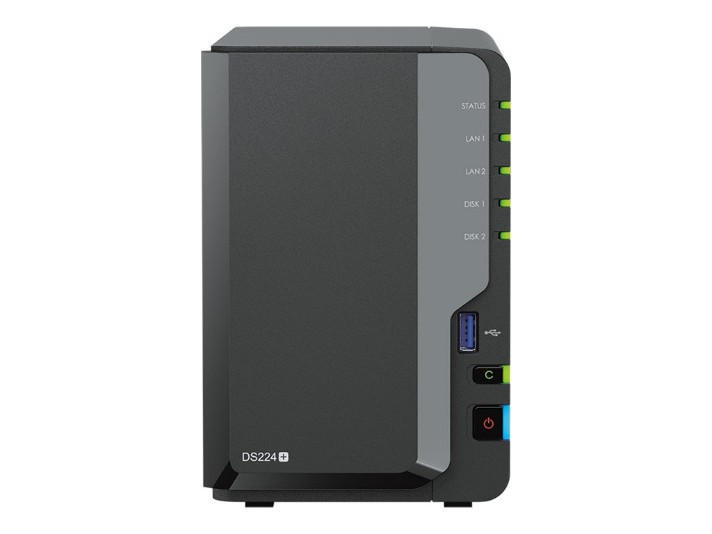 Synology DiskStation DS224+, NAS Server, 2-bay, nicht erweiterbar