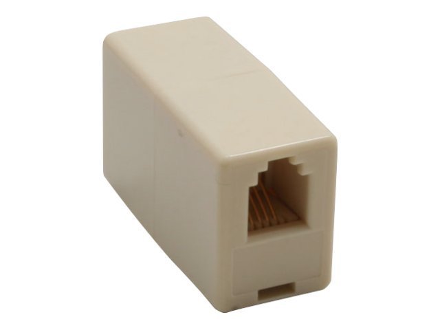 INLINE Modular Kupplung RJ10 4P4C Buchse Buchse schwarz