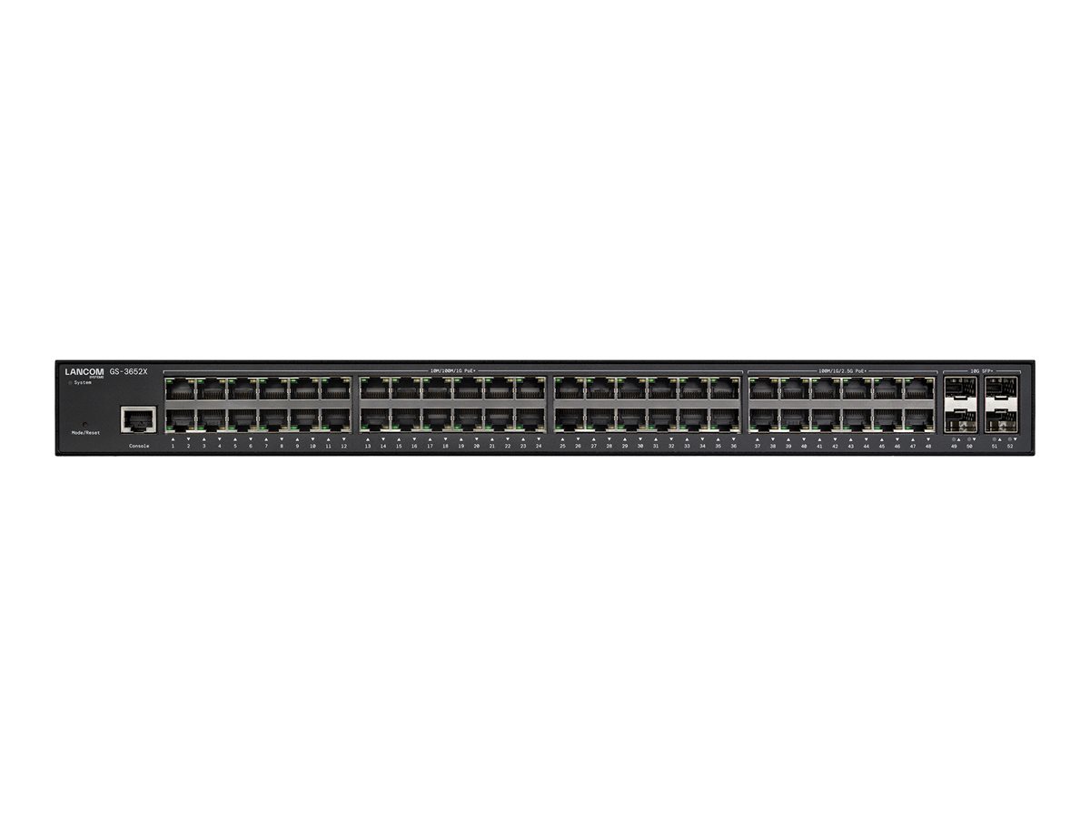 LANCOM GS-3652X Managed L3-Lite multi-gig switch 36x 1GE LANCOM GS-3652X Managed L3-Lite multi-gig switch 36x 1GE