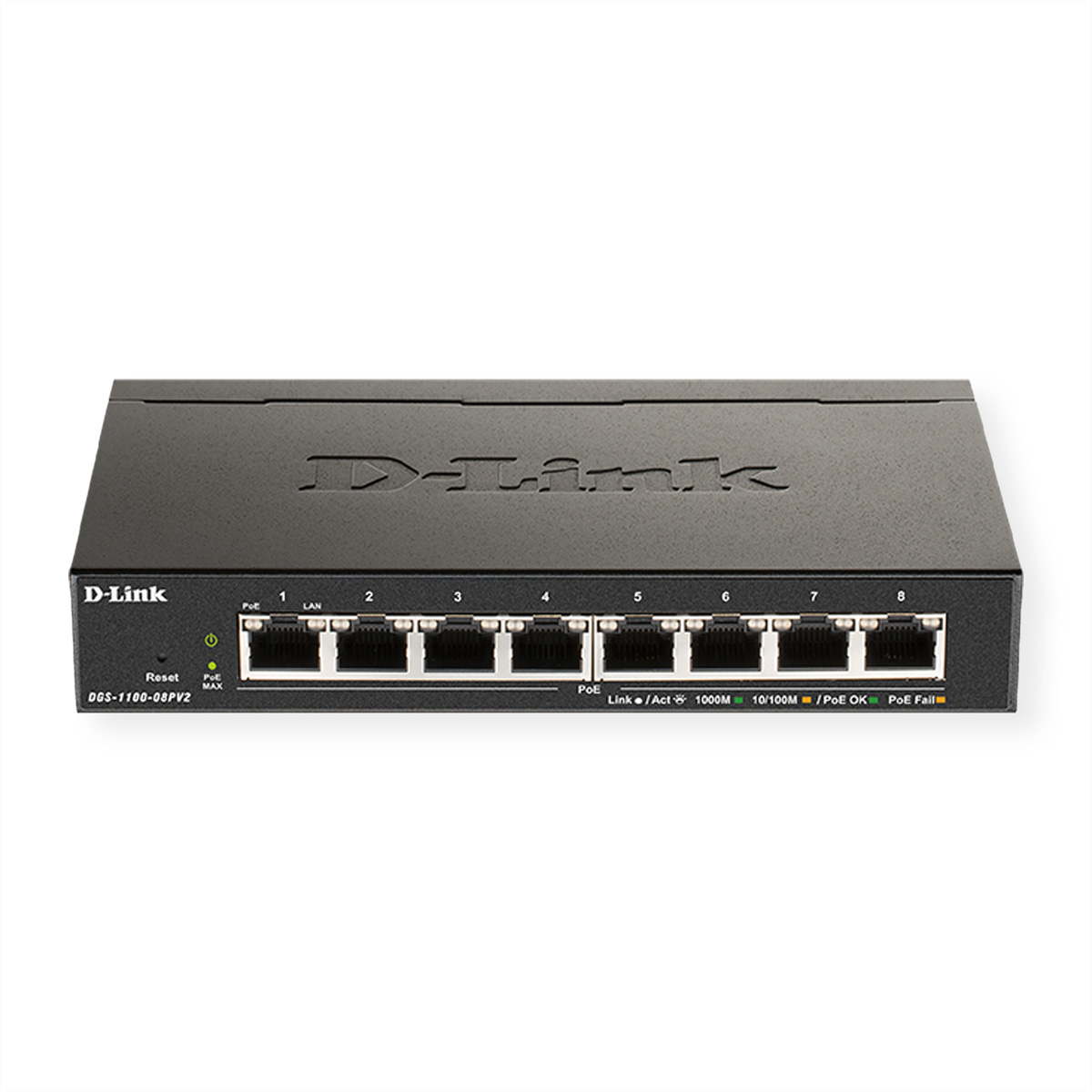 DIN Smart Gigabit Switch DGS-1100-08PV2/E