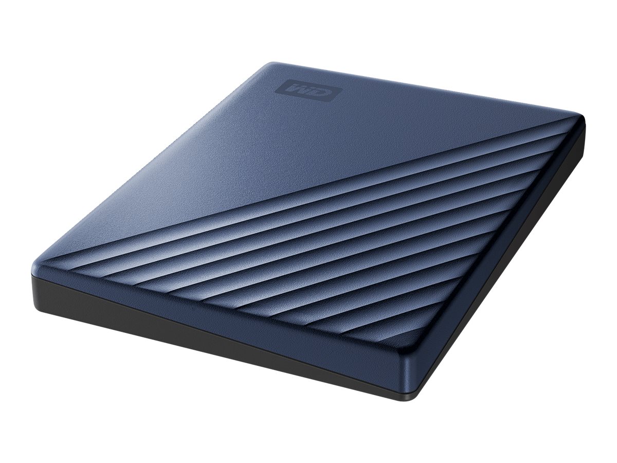WD My Passport Ultra 2TB Blue USB-C/USB3.0 HDD 6,4cm 2,5Zoll Metal finish RTL portable extern