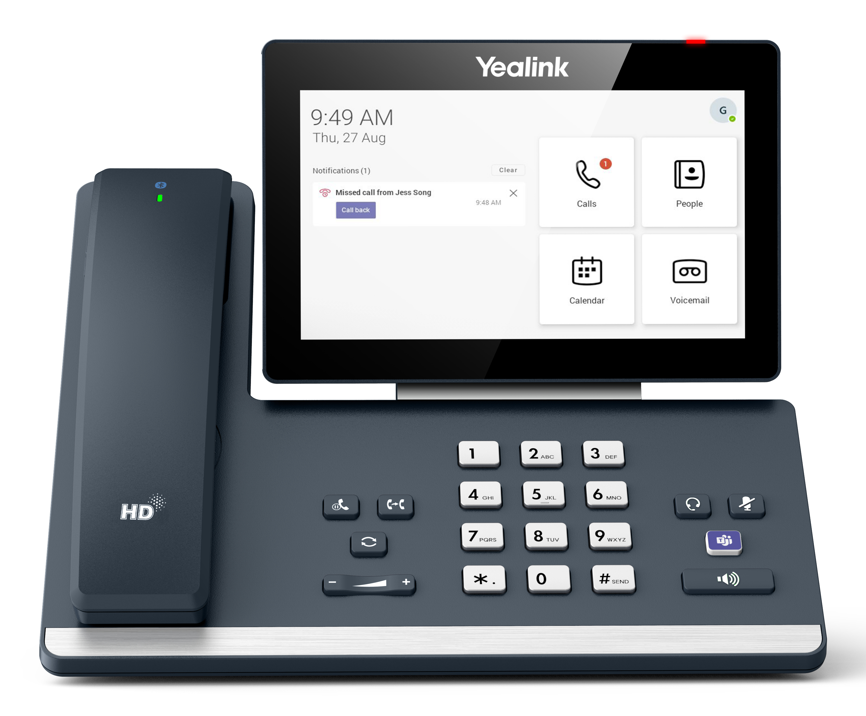 Yealink MP58-WH E2 Teams Bluetooth Rufnummernanzeige