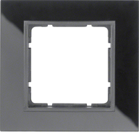Berker Glasrahmen 10116616 1fach schwarz Berker Glasrahmen 10116616 1fach schwarz