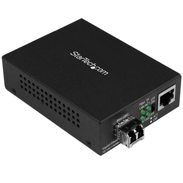 STARTECHCOM Unmanaged Gigabit Fiber Media Converter MMLC Low Cost